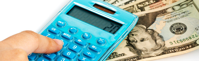 Calculating Expenses On A Calculator